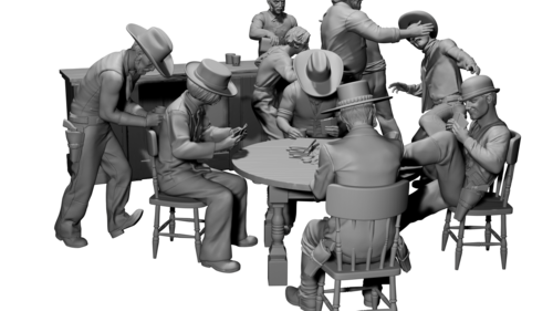 37366 Spaguetti western scene, 1/35 scale