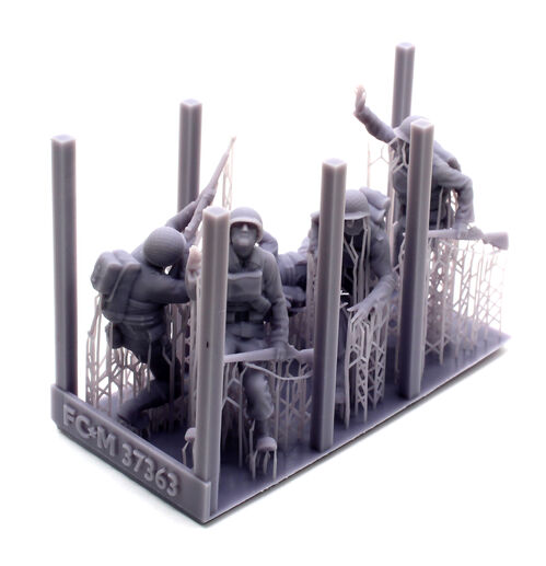 37363 D-day US infantry, 1/35 scale.