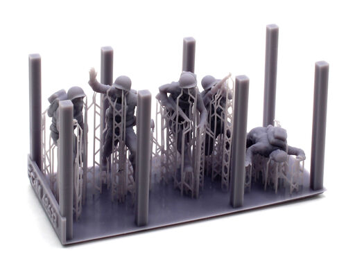 48633 D-day US infantry, 1/48 scale.