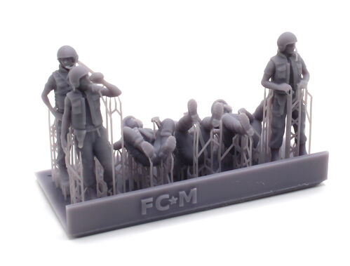 48634 US tank crew, Vietnam, 1/48 scale.