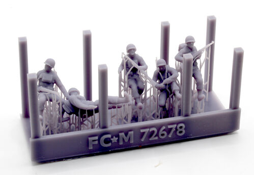 72678 D-day US infantry, 1/72 scale.