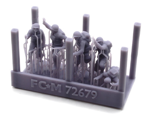 72679 D-day US infantry, 1/72 scale.