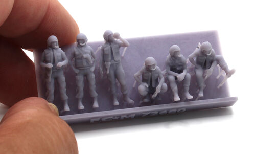 72680 US tank crew Vietnam, 1/72 scale.