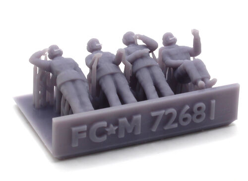 72681 PLA modern tank crew, 1/72 scale.