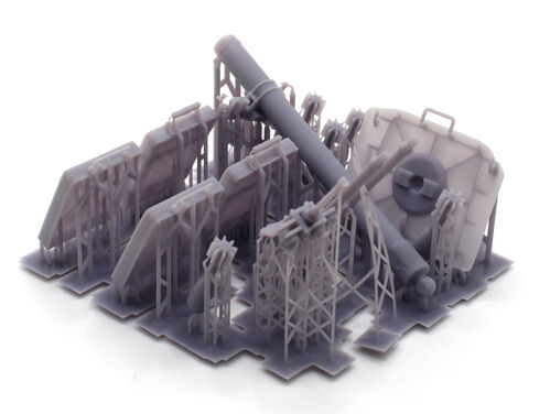 16676 German mortar Granatwerfer GW34, 1/16 scale.