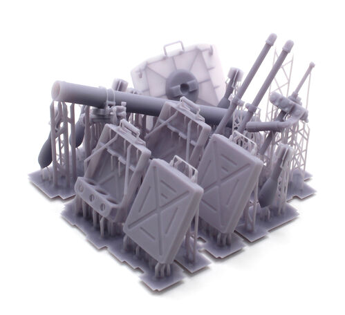 16676 German mortar Granatwerfer GW34, 1/16 scale.