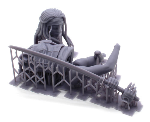 10419 Michonne, the walking dead, bust, 1/10 scale.