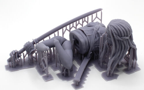 10419 Michonne, the walking dead, bust, 1/10 scale.