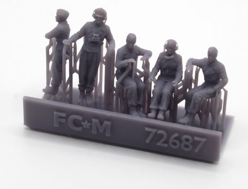 72687 Panzer IV crew, 1/72 scale.