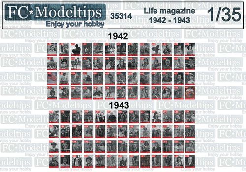 Life magazine 1941 - 1942 1/35 scale