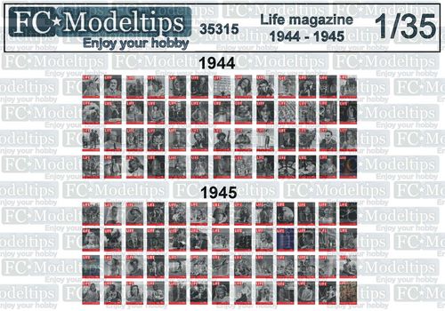 Revista Life 1944 - 1945 escala 1/35