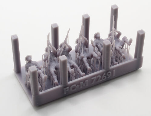 72691 British 8th army set 1, 1/72 scale.