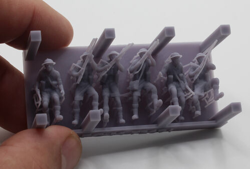 72691 British 8th army set 1, 1/72 scale.