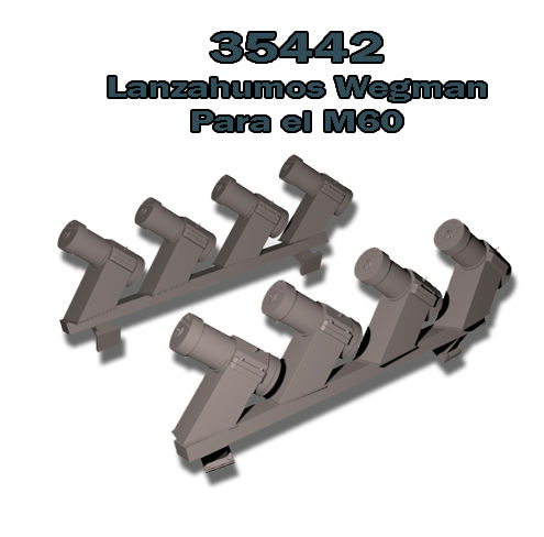 35442 Wegman smoke dischargers for Spanish M60 1/35 scale