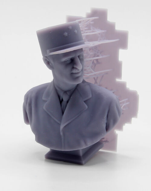 10447 Philippe Leclerc, figure bust 1/10 scale.