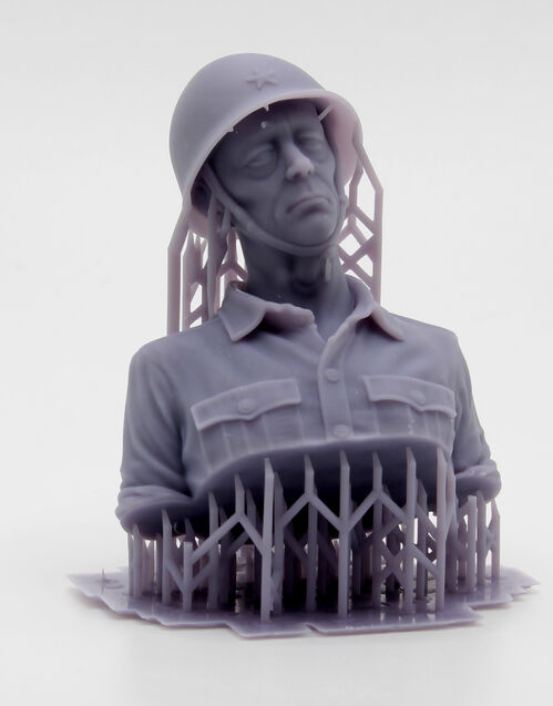 10463 Japanese soldier WWII, figure bust 1/10 scale.