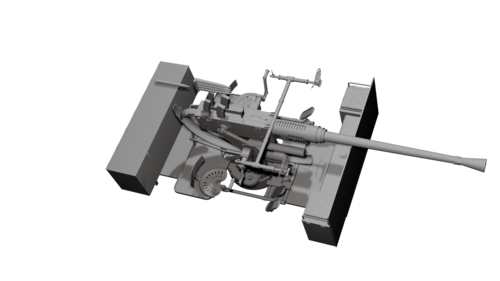 16647 M34 GMC 40mm Bofors, 1/16 scale.