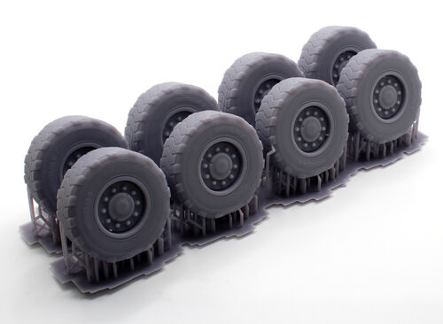 37382 Faun SL-T-56 weighted wheels 1/35 scale.