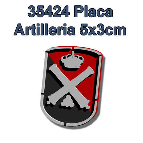 35424 Artillery plaque