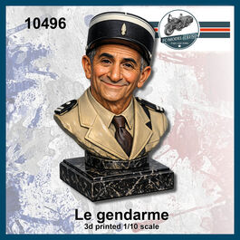 10496 Le gendarme, bust 1/10 scale.
