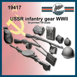 19417 WWII soviet soldier gear, 1/9 scale.