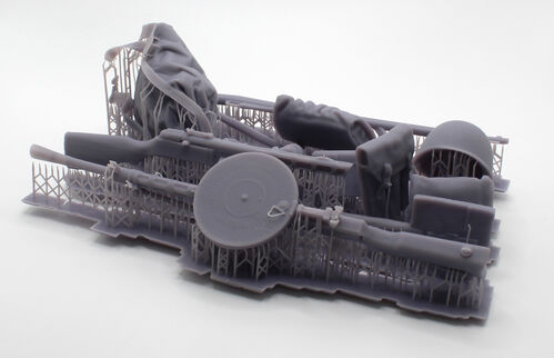 19417 WWII soviet soldier gear, 1/9 scale.