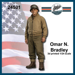 24501 General Omar N. Bradley, 1/24 scale.