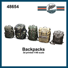 48654 Backpacks 1/48 scale.