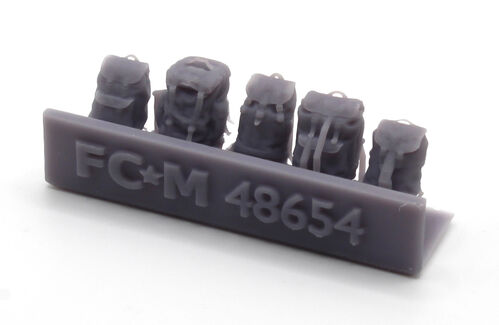 48654 Backpacks 1/48 scale.