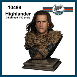 10499 Connor MacLeod, bust 1/10 scale.