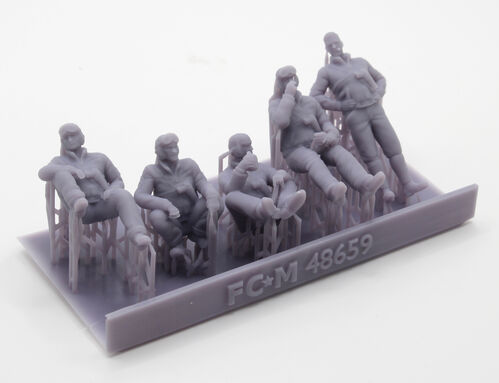 48659 US tank crew WWII, 1/48 scale.