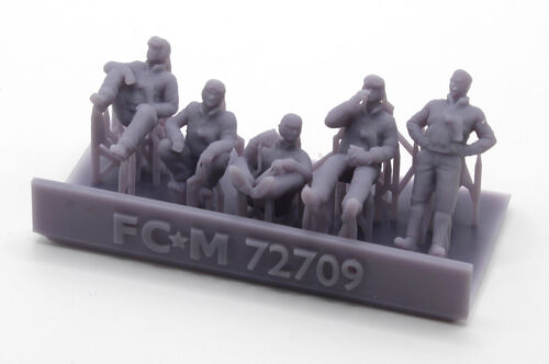 72709 US tank crew WWII, 1/72 scale.