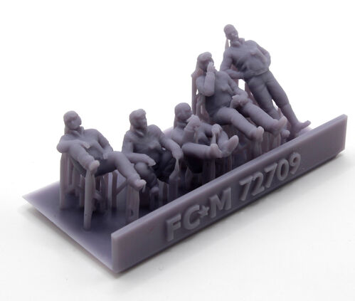 72709 US tank crew WWII, 1/72 scale.