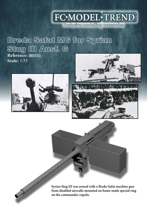 35444 Ametralladora Breda-Safat para Stug. III sirio