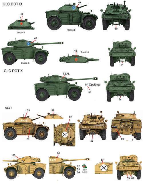 35223 Panhard AML-60 & 90 en Espaa