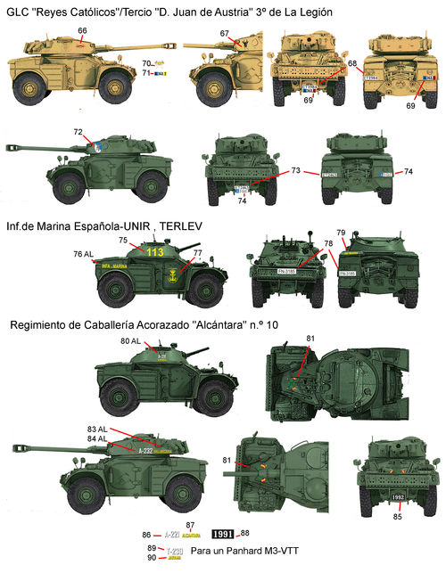 35223 Panhard AML-60 & 90 en Espaa