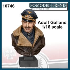 10746 Adolf Galland bust 7cm.