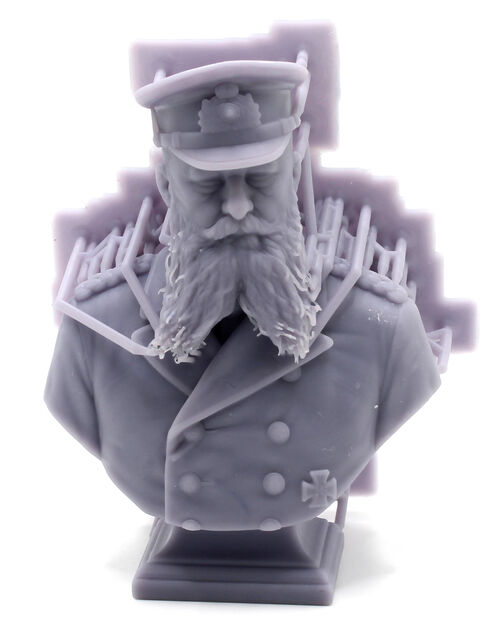 10767 Alfred von Tirpitz 7cm bust.