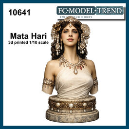 10641 Mata Hari bust 7cm.