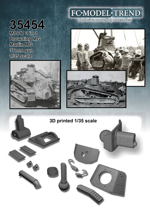 35454 M1917 light tank 3 in 1