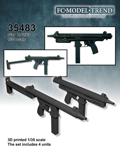 35483 Sub machine gun Star Z62/63, 1/35 scale