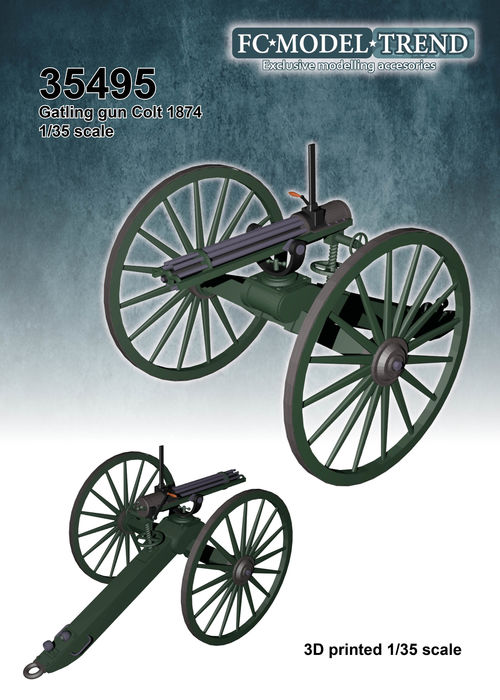 35495 Gatling gun Colt 1874, Escala 1/35