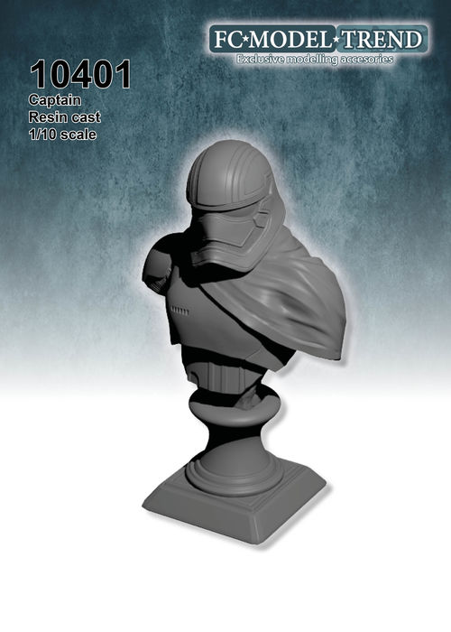 10401 Sci-fi captain, bust scale 1/10