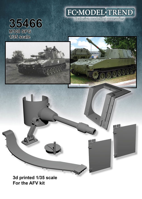 35466  M108 SPG, 1/35 scale
