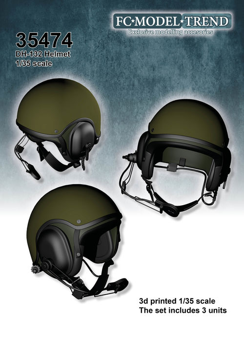 35474 DH-132 helmet, 1/35 scale