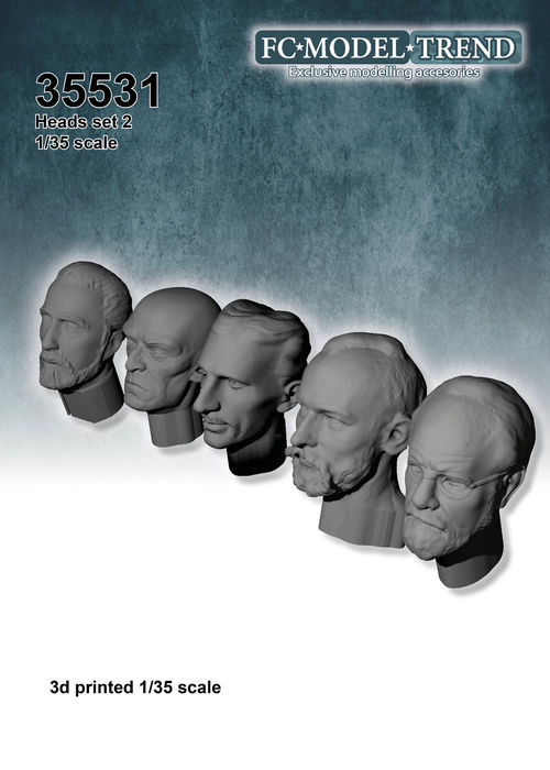 35531 heads 2, 1/35 scale