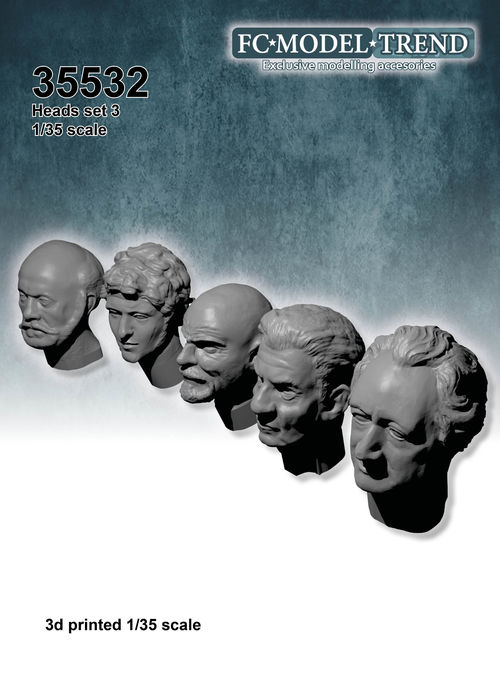 35532 Heads 3, 1/35 scale