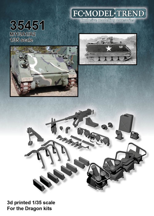 35451 M113A1/A2 details, 1/35 scale