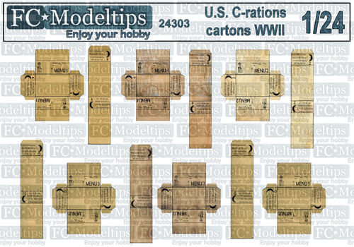 24303 C rations., 1/24 scale